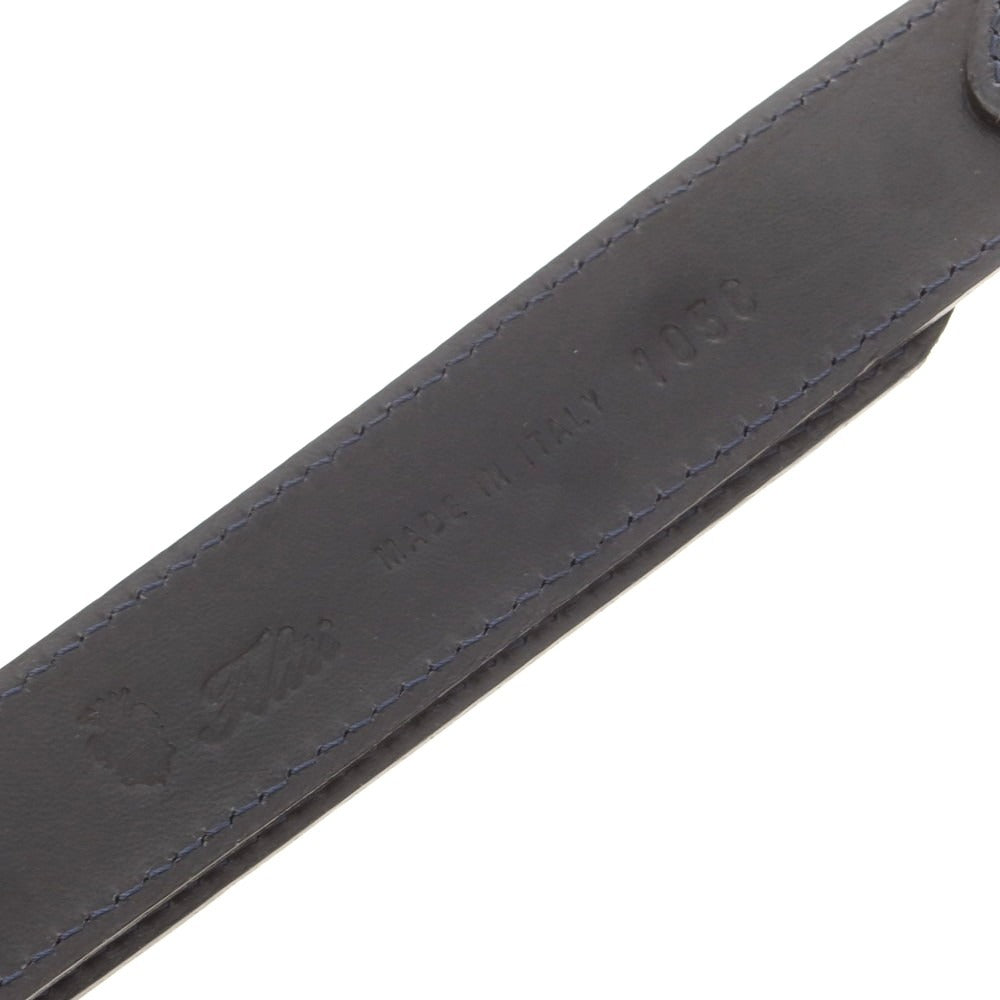 【中古】フェリージ Felisi レザー ショルダーストラップ ダークネイビー【 状態ランクB 】【 メンズ 】