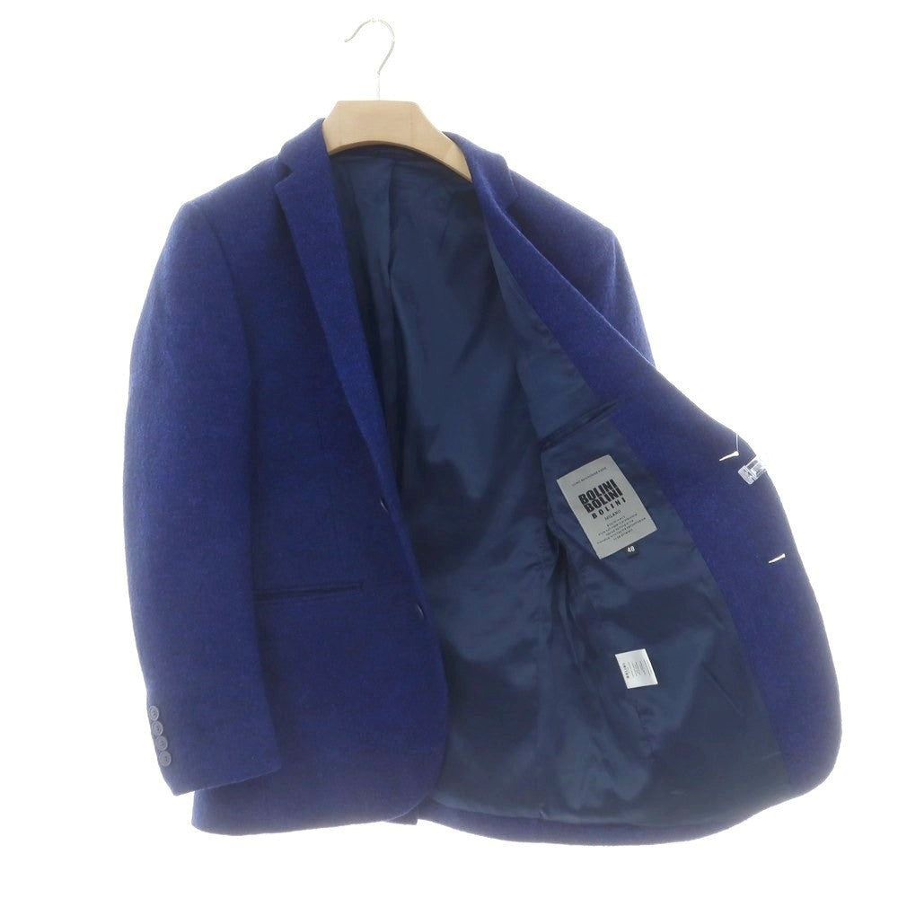 【中古】ボリーニ Bollini ウールポリエステル 2B テーラードジャケット ブルー【 48 】【 状態ランクA 】【 メンズ 】
