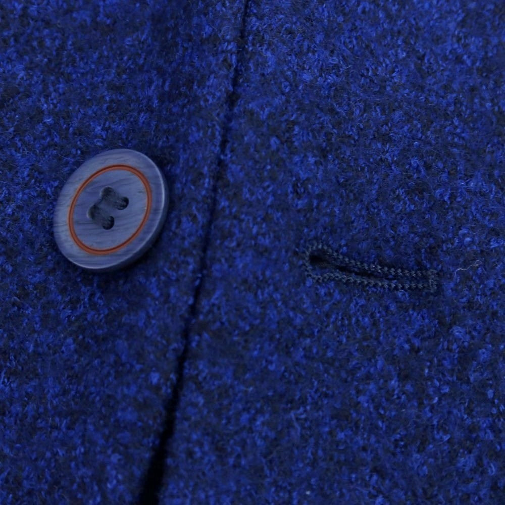 【中古】ボリーニ Bollini ウールポリエステル 2B テーラードジャケット ブルー【 48 】【 状態ランクA 】【 メンズ 】