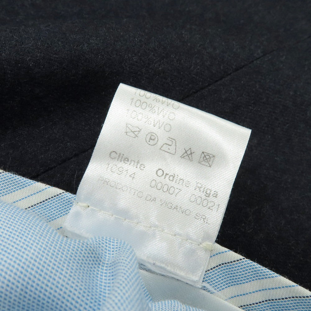 【中古】ヴィガーノ VIGANO ウール ドレススラックスパンツ ネイビー【 48 】【 状態ランクC 】【 メンズ 】