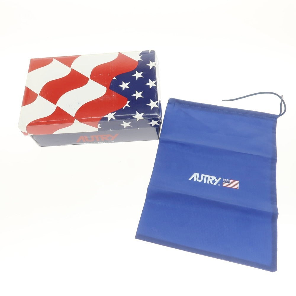 【中古】オートリー AUTRY AULM GG05 レザー スニーカー ブラック【 41 】【 状態ランクA 】【 メンズ 】
