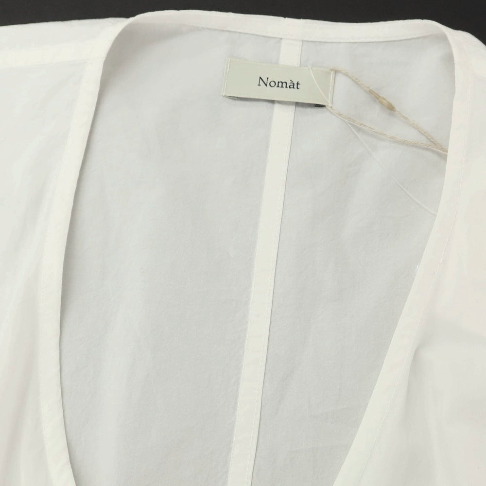 【中古】【未使用】ノマット Nomat 2025年春夏 コットン カジュアルシャツ ホワイト【 2 】【 状態ランクS 】【 メンズ 】