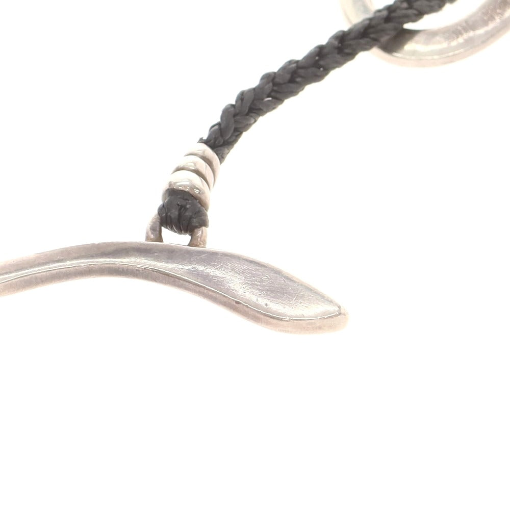 【中古】ジルプラットナー JILL PLATNER ネックレス ブラックxシルバー【 状態ランクB 】【 メンズ 】