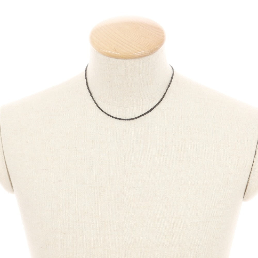 【中古】ジルプラットナー JILL PLATNER ネックレス ブラックxシルバー【 状態ランクB 】【 メンズ 】