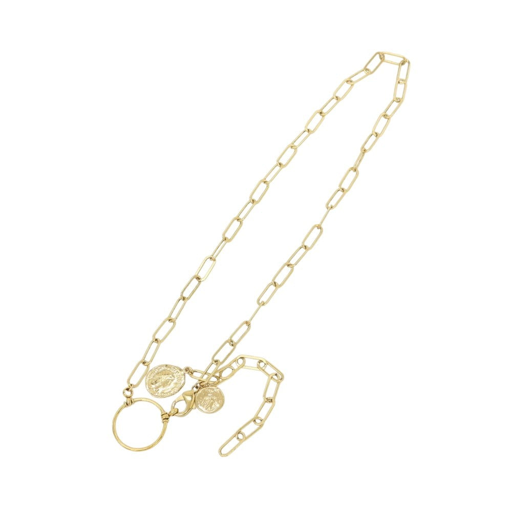 【中古】ラ ループ LA LOOP グラスホルダー ネックレス ゴールド【 状態ランクB 】【 メンズ 】