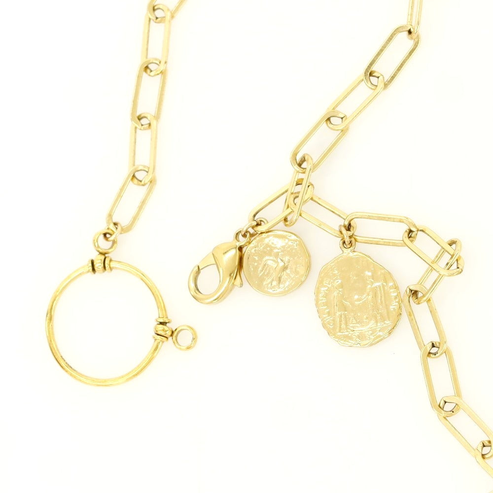 【中古】ラ ループ LA LOOP グラスホルダー ネックレス ゴールド【 状態ランクB 】【 メンズ 】