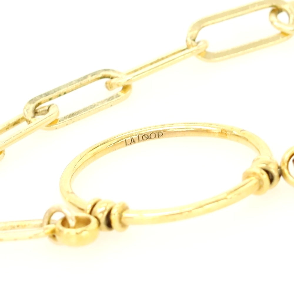 【中古】ラ ループ LA LOOP グラスホルダー ネックレス ゴールド【 状態ランクB 】【 メンズ 】