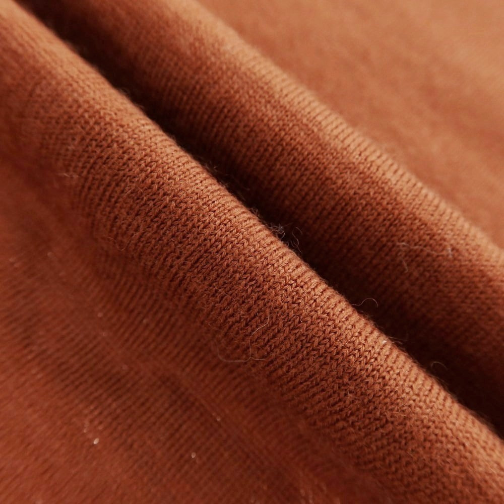 【中古】オーラリー AURALEE ハイゲージ ウールカシミヤ クルーネック プルオーバーニット テラコッタブラウン【 3 】【 状態ランクB 】【 メンズ 】