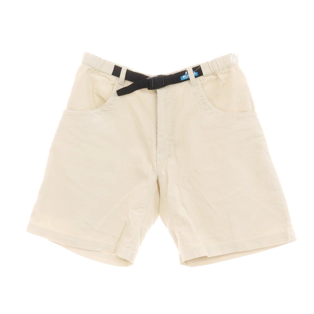 【中古】カブー KAVU コットン コーデュロイ ショートパンツ ライトベージュ【 M 】【 状態ランクB 】【 メンズ 】