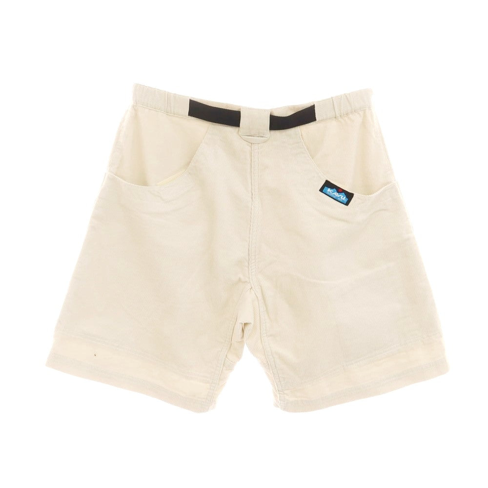 【中古】カブー KAVU コットン コーデュロイ ショートパンツ ライトベージュ【 M 】【 状態ランクB 】【 メンズ 】