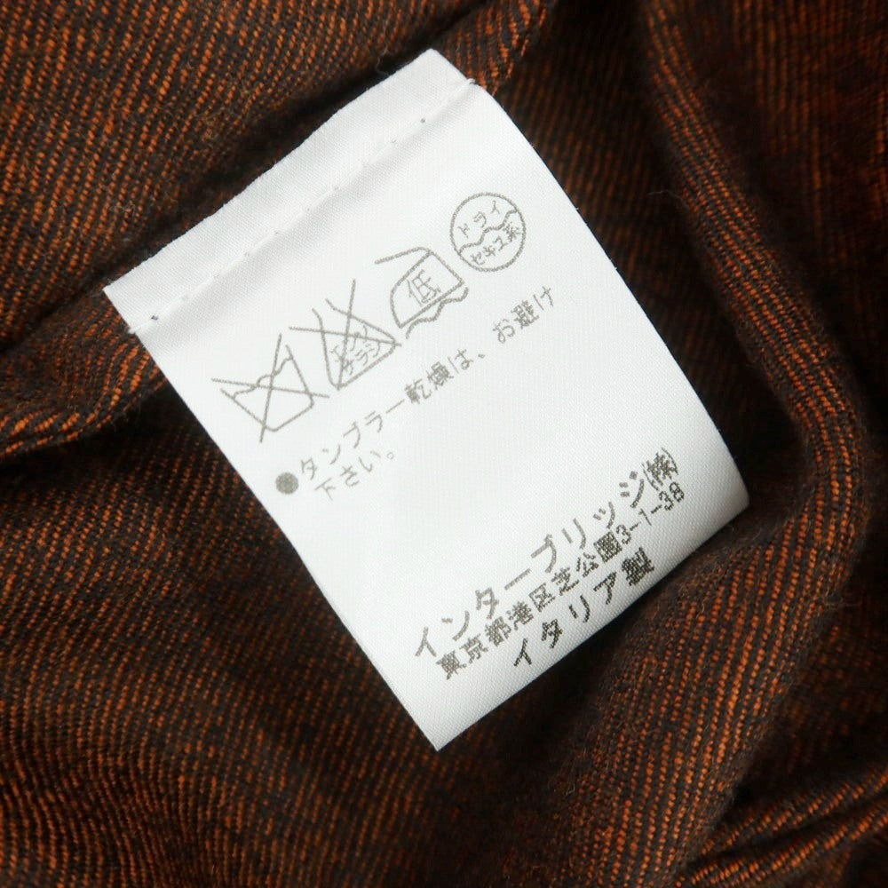 【中古】エーディーチンクワンタセイ AD56 ウール 3B テーラードジャケット オレンジブラウンxブラック【 52 】【 状態ランクA 】【 メンズ 】