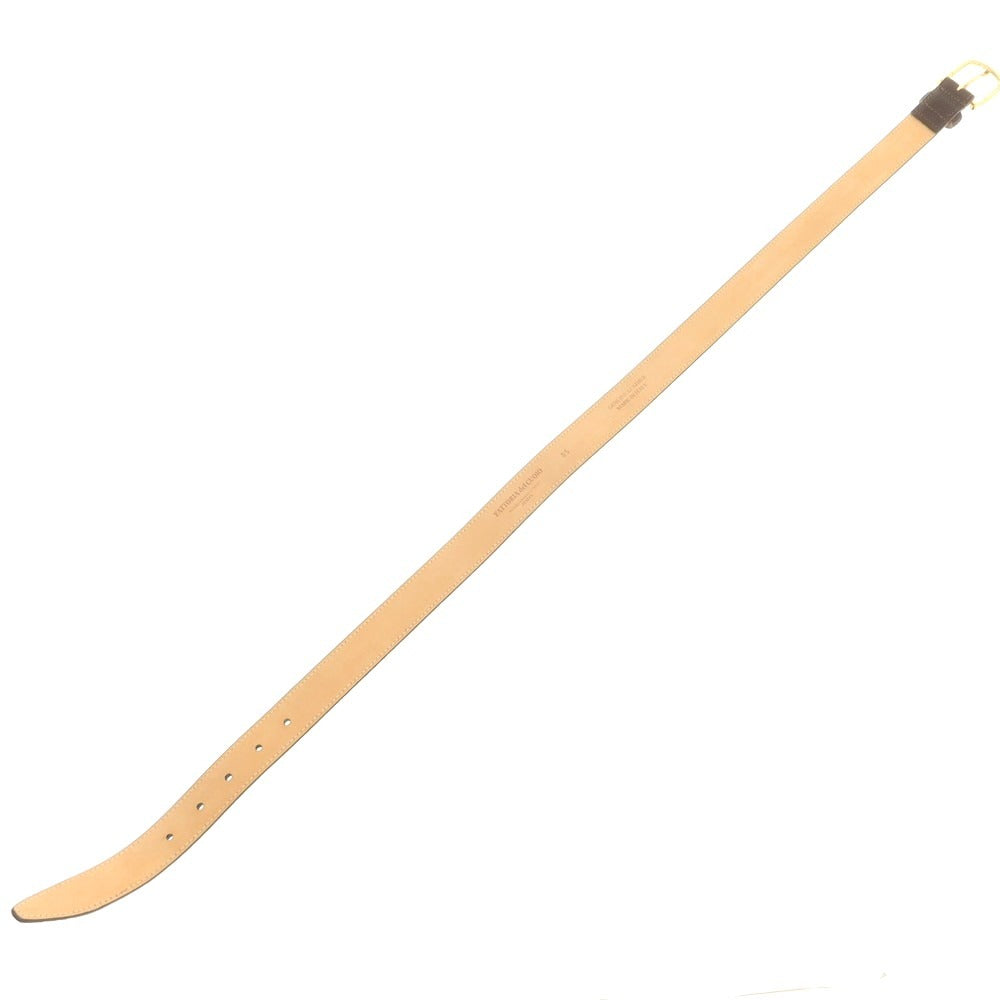 【中古】ファットリアデルクオーイオ FATTORIA del CUOIO ベルト ブラウン【 85 】【 状態ランクA 】【 メンズ 】