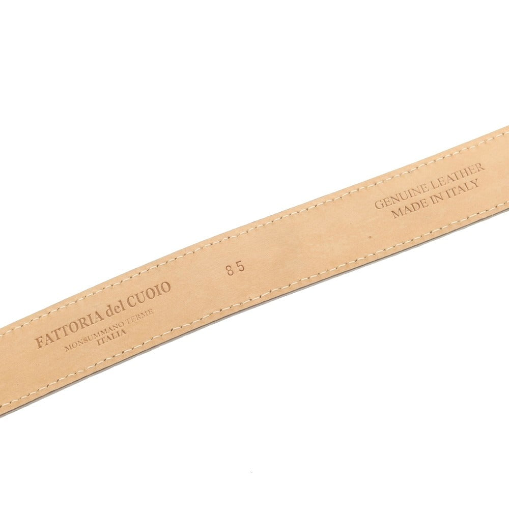 【中古】ファットリアデルクオーイオ FATTORIA del CUOIO ベルト ブラウン【 85 】【 状態ランクA 】【 メンズ 】
