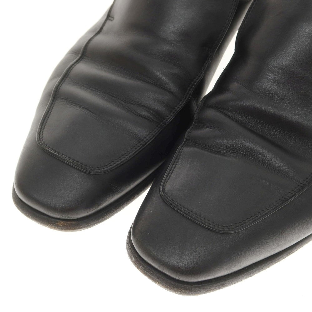 【中古】フラテッリジャコメッティ F.LLI Giacometti ストラップローファー ドレスシューズ ブラック【 42 】【 状態ランクB 】【 メンズ 】