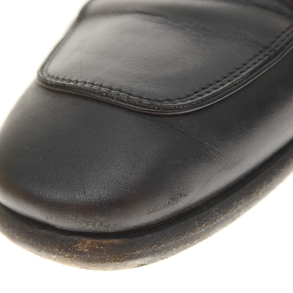 【中古】フラテッリジャコメッティ F.LLI Giacometti ストラップローファー ドレスシューズ ブラック【 42 】【 状態ランクB 】【 メンズ 】