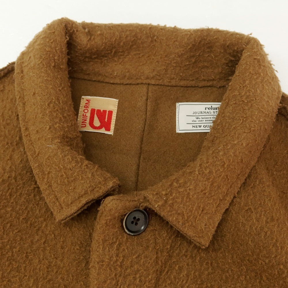 【中古】ジャーナルスタンダード レリューム JOURNAL STANDARD relume ウールナイロン ワークジャケット ブラウン【 S 】【 状態ランクB 】【 メンズ 】