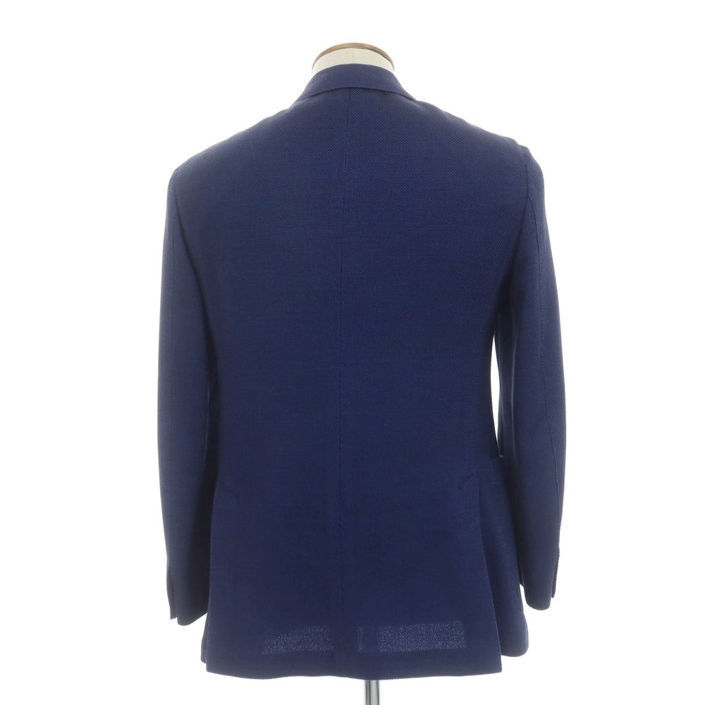 【中古】ラルディーニ LARDINI コットンウール テーラードジャケット ネイビー【 48 】【 状態ランクA 】【 メンズ 】