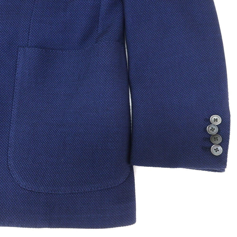 【中古】ラルディーニ LARDINI コットンウール テーラードジャケット ネイビー【 48 】【 状態ランクA 】【 メンズ 】