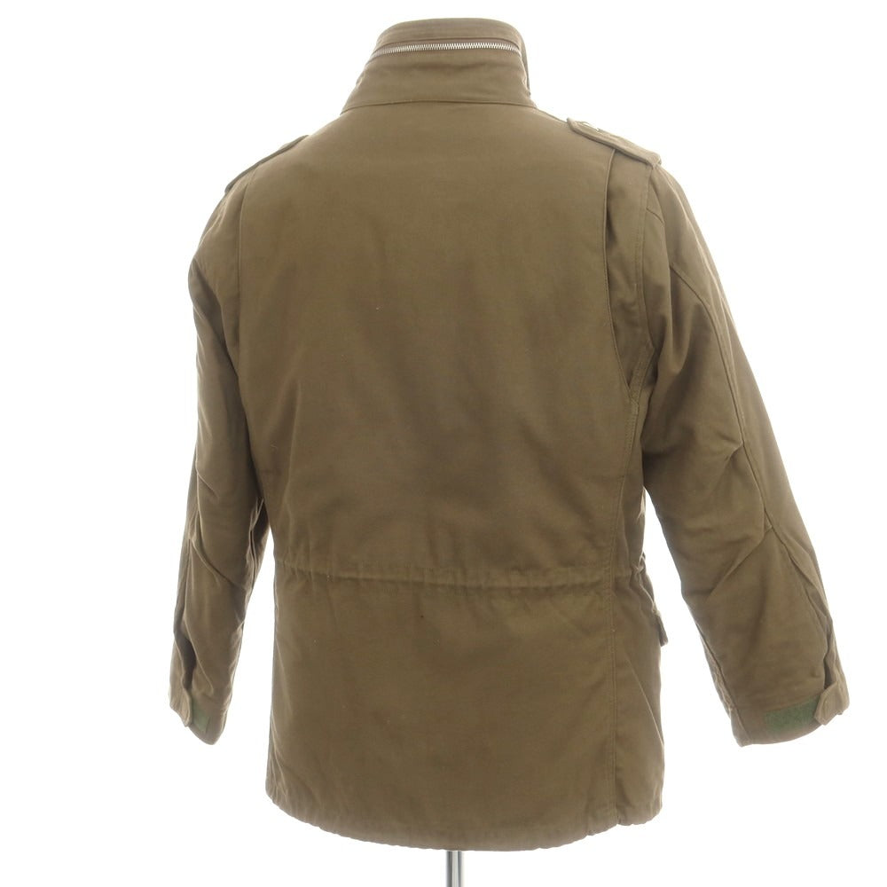 【中古】ヒューストン HOUSTON コットン 中綿 M-65 ミリタリージャケット オリーブ【 L 】【 状態ランクB 】【 メンズ 】