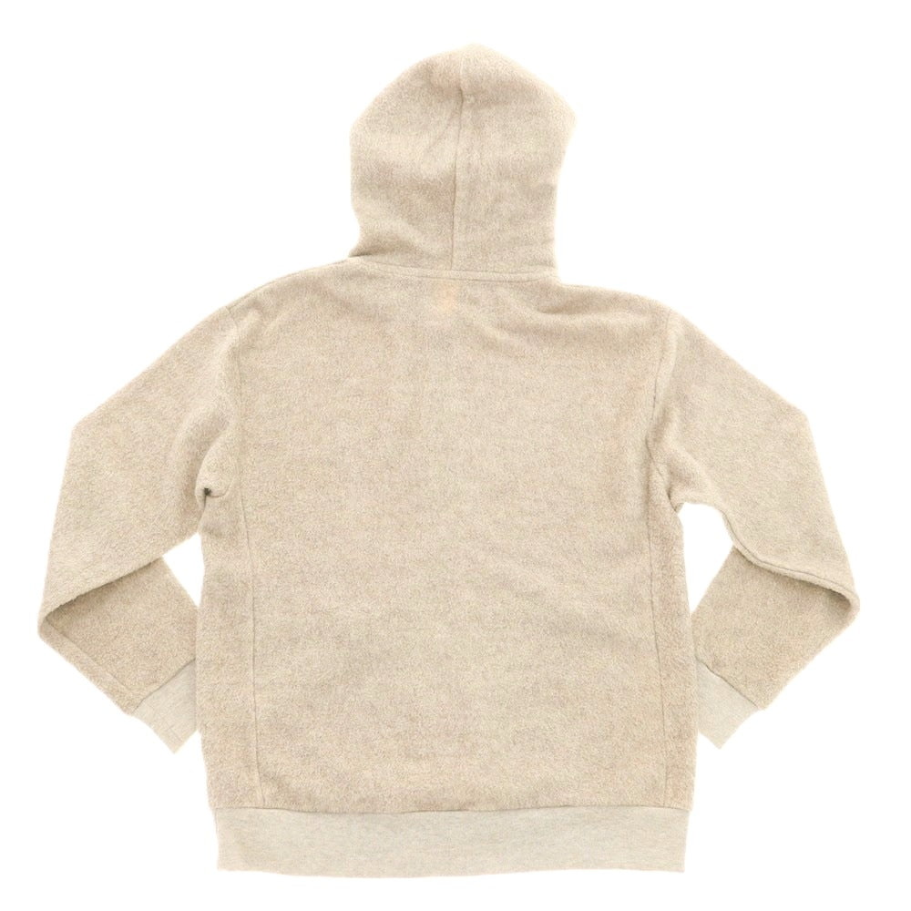 【中古】スリードッツ three dots コットンヤク ジップアップ パーカー ベージュ【 38/M 】【 状態ランクB 】【 メンズ 】