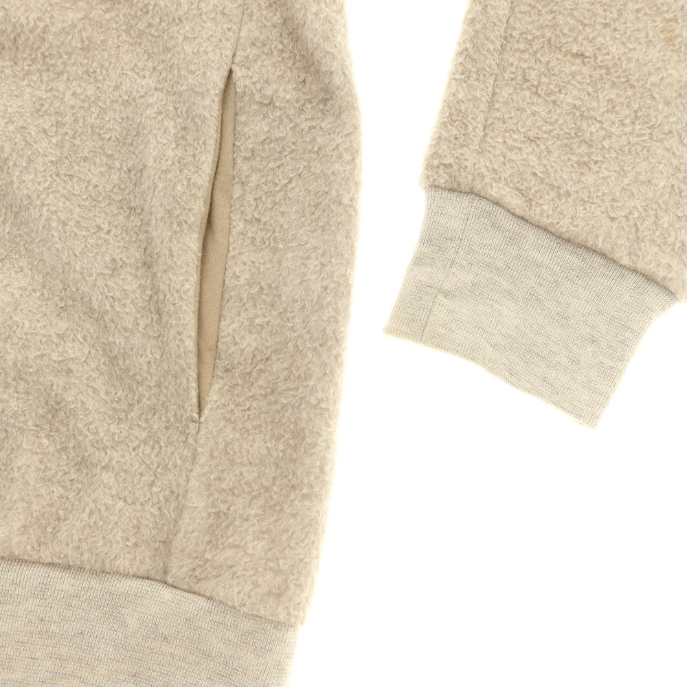 【中古】スリードッツ three dots コットンヤク ジップアップ パーカー ベージュ【 38/M 】【 状態ランクB 】【 メンズ 】