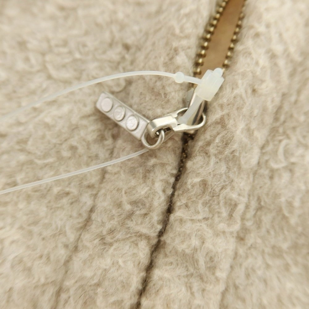 【中古】スリードッツ three dots コットンヤク ジップアップ パーカー ベージュ【 38/M 】【 状態ランクB 】【 メンズ 】