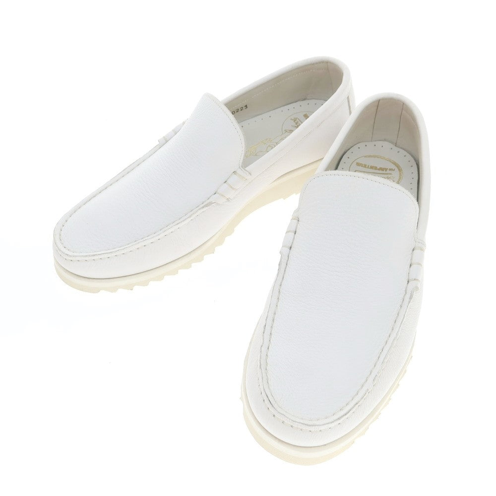 【中古】アーペントル ARPENTEUR × PARABOOT CAMBRIDGE ローファー ホワイト【 8 】【 状態ランクA 】【 メンズ 】