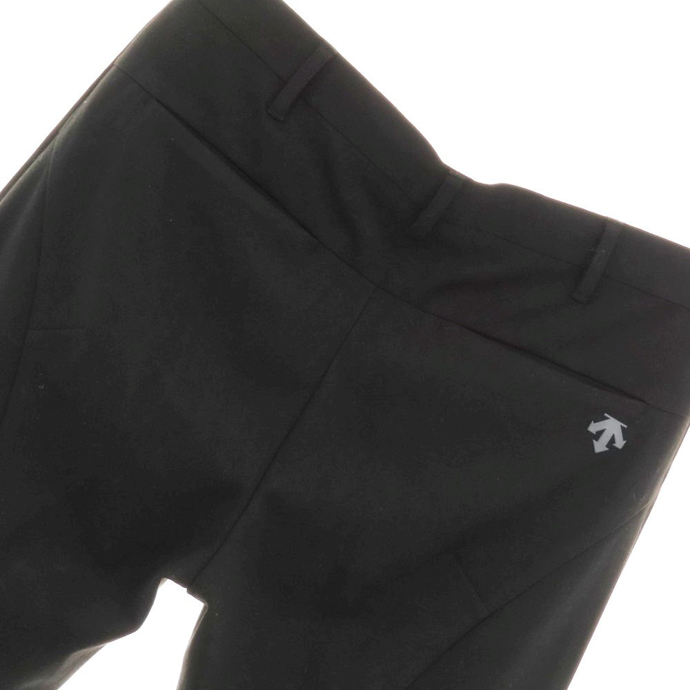 【中古】デサント DESCENTE ストレッチ ポリエステルレーヨン カジュアルスラックスパンツ ブラック【 2XO 】【 状態ランクB 】【 メンズ 】