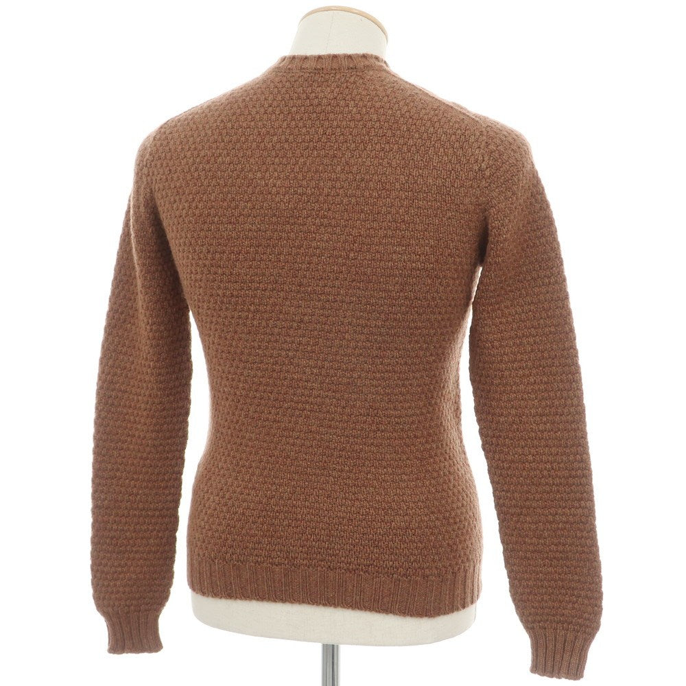 【新品】ドルモア DRUMOHR ラムズウール クルーネック プルオーバーニット ブラウン【 42 】【 状態ランクN 】【 メンズ 】