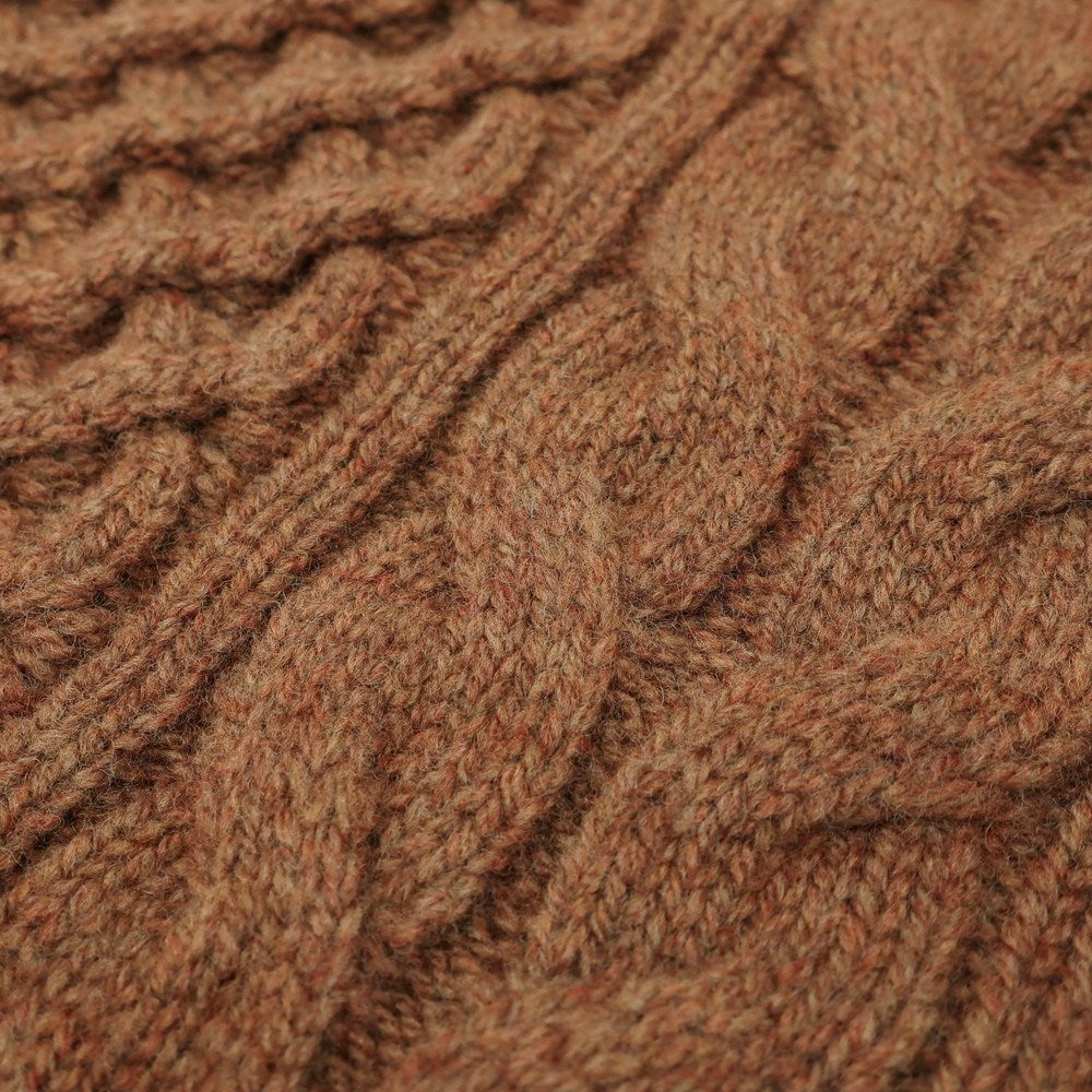 【新品】ドルモア DRUMOHR ラムズウール クルーネック プルオーバーニット ブラウン【 42 】【 状態ランクN 】【 メンズ 】