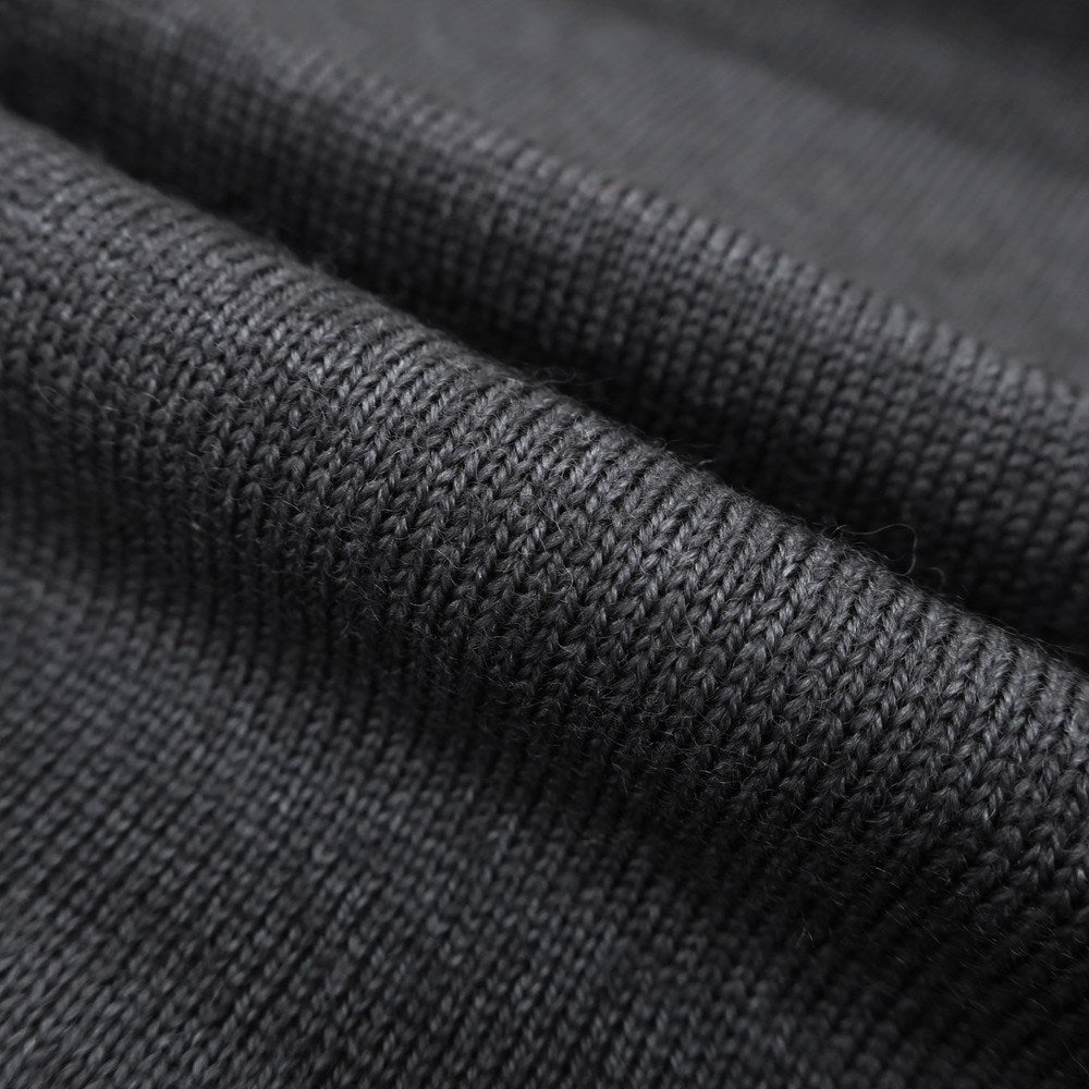 【新品】ドルモア DRUMOHR ハイゲージ メリノウール タートルネック  プルオーバーニット ダークグレー【 52 】【 状態ランクN 】【 メンズ 】