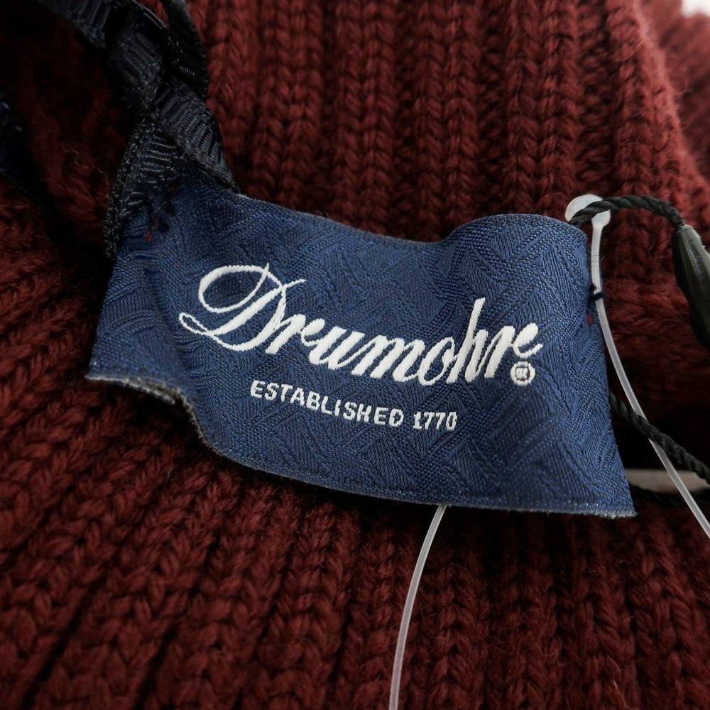 【新品アウトレット】ドルモア DRUMOHR ウール タートルネック プルオーバーニット ボルドー【 50 】【 状態ランクN- 】【 メンズ 】