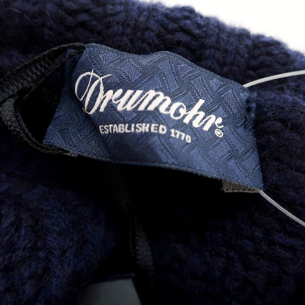 【新品】ドルモア DRUMOHR カシミヤ タートルネック プルオーバーニット ネイビー【 44 】【 状態ランクN 】【 メンズ 】