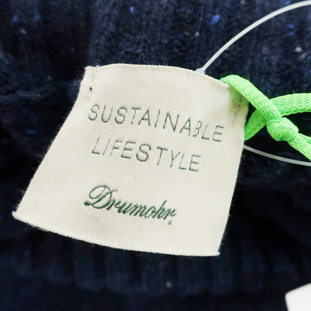 【新品】ドルモア DRUMOHR カシミヤウール タートルネック  プルオーバーニット ネイビー【 52 】【 状態ランクN 】【 メンズ 】