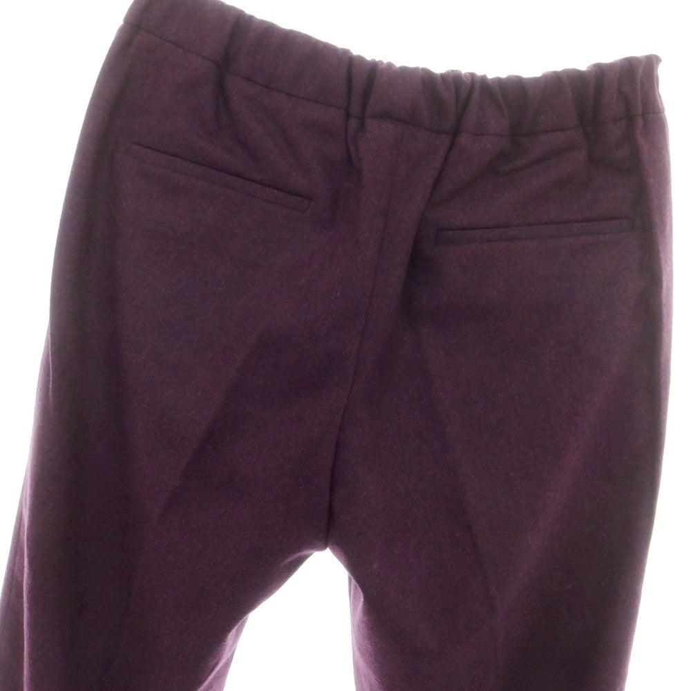 【新品】デヴォレ インチピット DEVORE Incipit ウール イージーパンツ ダークパープル【 48 】【 状態ランクN 】【 メンズ 】