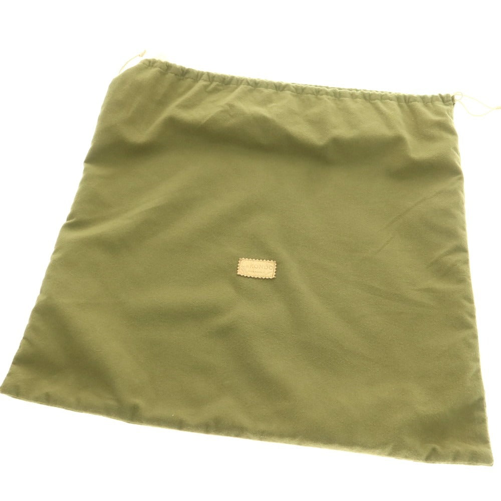 【中古】ルコンド L&KONDO カービング加工レザー クッション ダークブラウン【 M 】【 状態ランクA 】【 ユニセックス 】