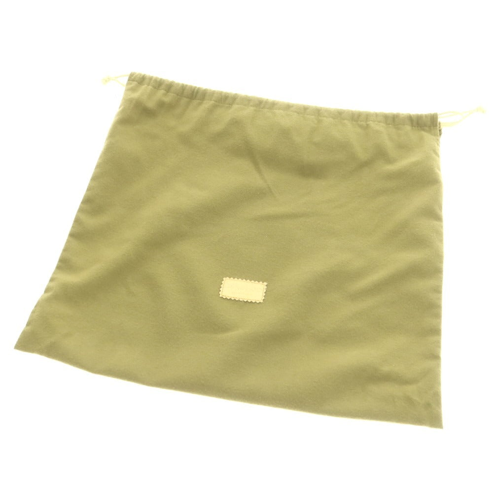 【中古】ルコンド L&KONDO カービング加工レザー クッション ダークブラウンxライトブルー【 S 】【 状態ランクA 】【 ユニセックス 】