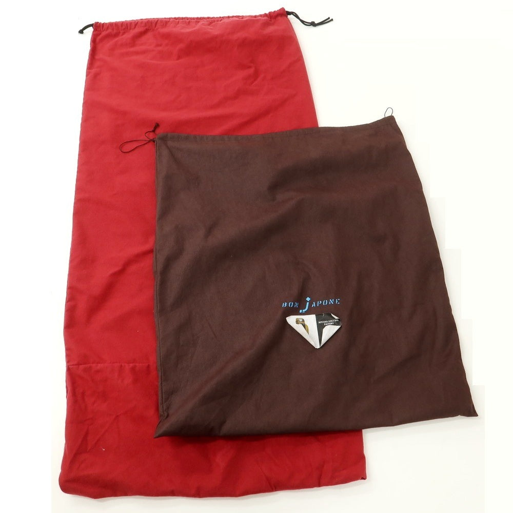 【中古】【未使用】ボンジャポネ BONJAPONE × KOYAMA GOLF BAG FACTORY PUNK レザー スタッズ ゴルフバッグ シルバーxイエロー系【 状態ランクS 】【 ユニセックス 】