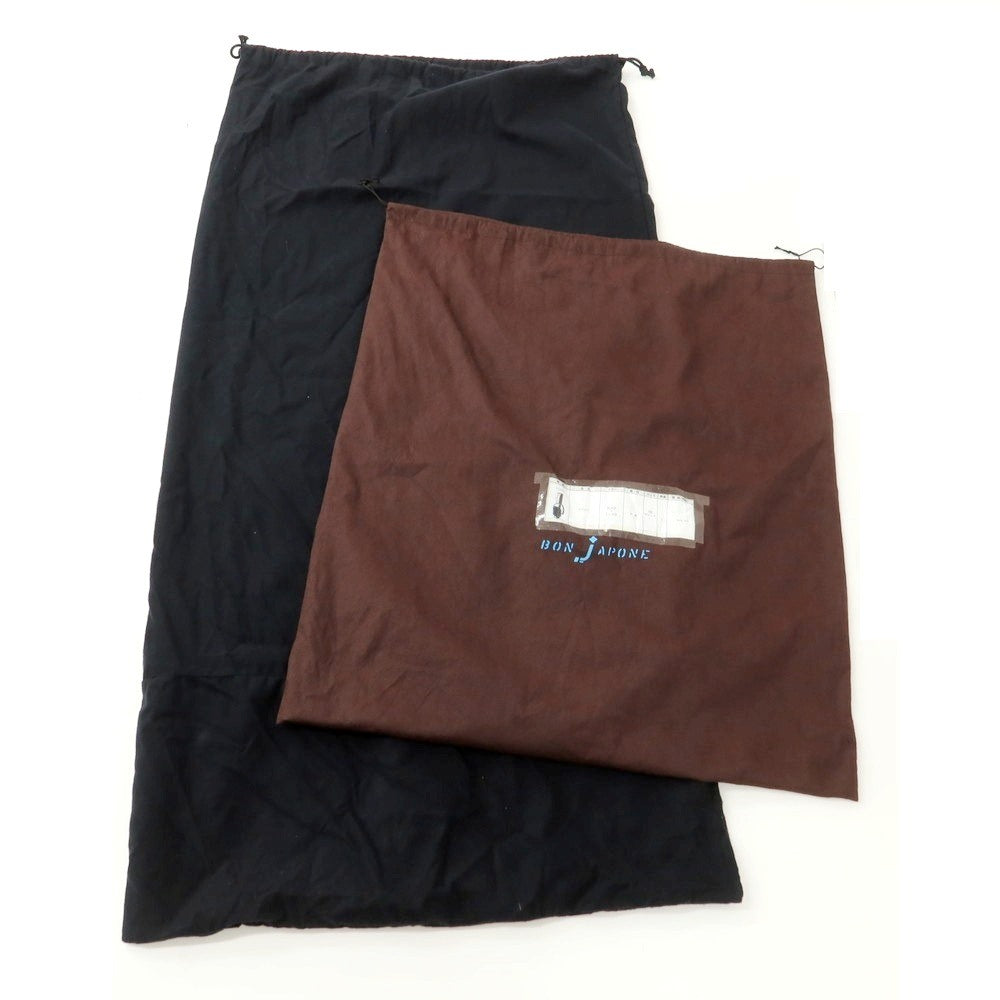 【中古】【未使用】ボンジャポネ BONJAPONE × KOYAMA GOLF BAG FACTORY Kruger レザー スタッズ ゴルフバッグ ブラックxシルバー【 9型 】【 状態ランクS 】【 ユニセックス 】