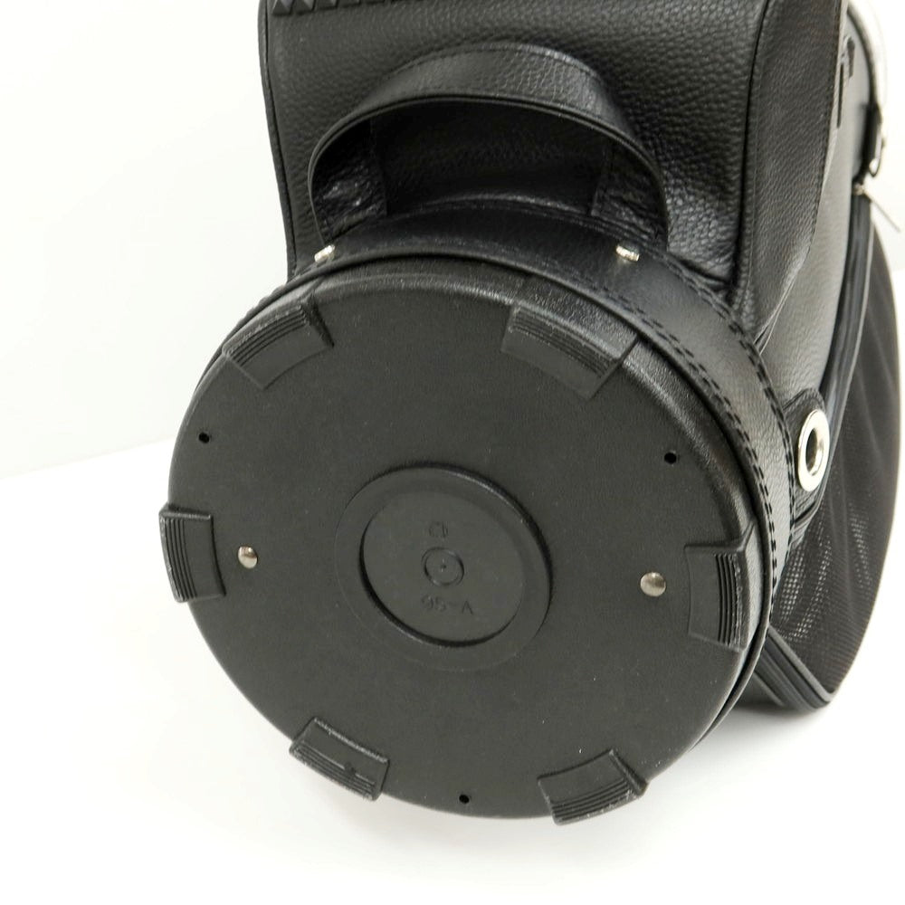 【中古】【未使用】ボンジャポネ BONJAPONE × KOYAMA GOLF BAG FACTORY Kruger レザー スタッズ ゴルフバッグ ブラックxシルバー【 9型 】【 状態ランクS 】【 ユニセックス 】