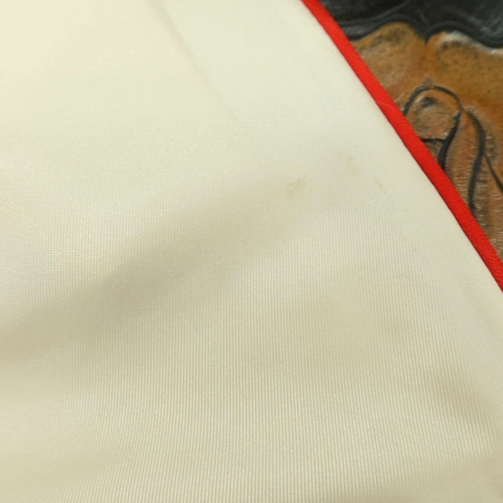 【中古】ルコンド L&KONDO エンボスレザー カジュアルジャケット ブラックxブラウン【 48 】【 状態ランクA 】【 メンズ 】