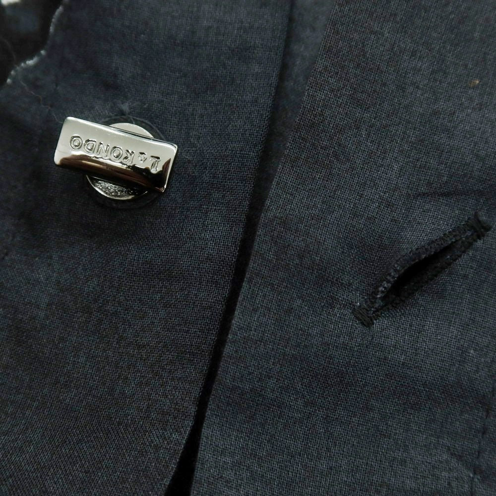 【中古】ルコンド L&KONDO コットン ダブルカフス カジュアルシャツ ブラック【 48 】【 状態ランクB 】【 メンズ 】