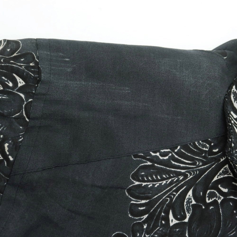 【中古】ルコンド L&KONDO コットン ダブルカフス カジュアルシャツ ブラック【 48 】【 状態ランクB 】【 メンズ 】