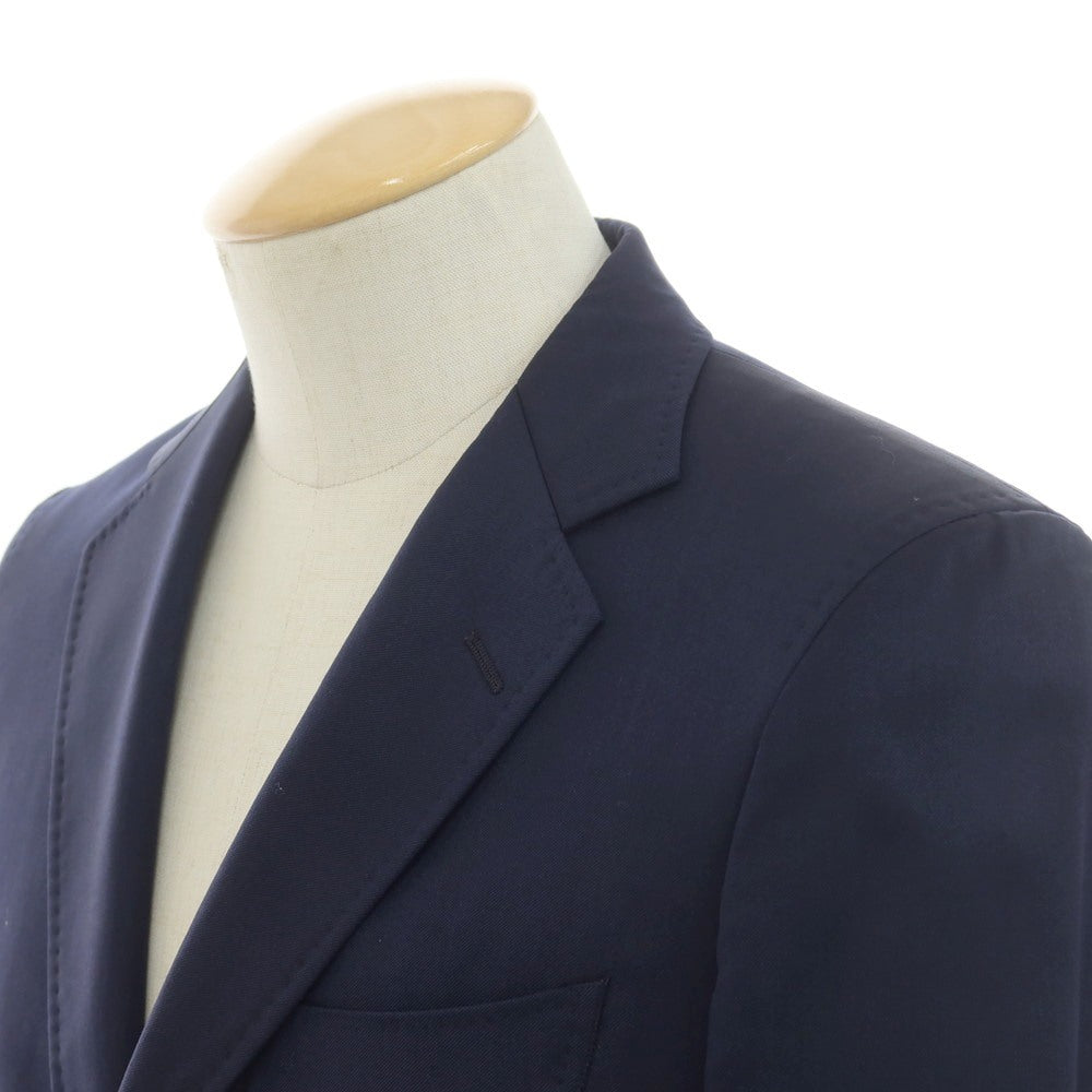 【中古】アザブテーラー azabu tailor ウール テーラードジャケット ネイビー【 40 】【 状態ランクC 】【 メンズ 】