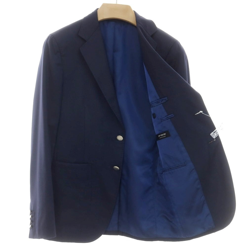 【中古】アザブテーラー azabu tailor ウール テーラードジャケット ネイビー【 40 】【 状態ランクC 】【 メンズ 】