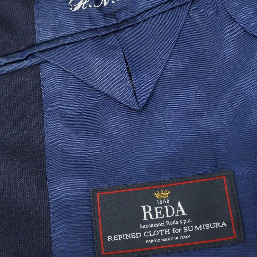 【中古】アザブテーラー azabu tailor ウール テーラードジャケット ネイビー【 40 】【 状態ランクC 】【 メンズ 】