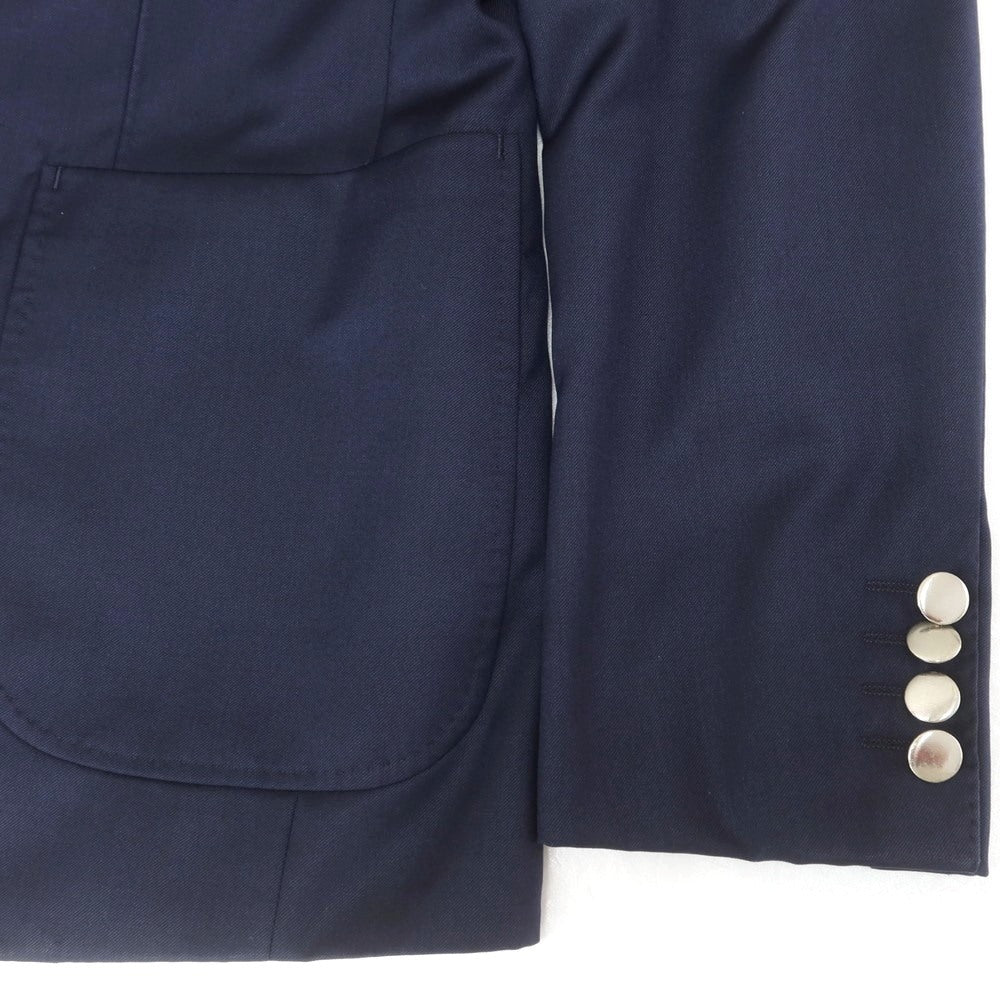 【中古】アザブテーラー azabu tailor ウール テーラードジャケット ネイビー【 40 】【 状態ランクC 】【 メンズ 】