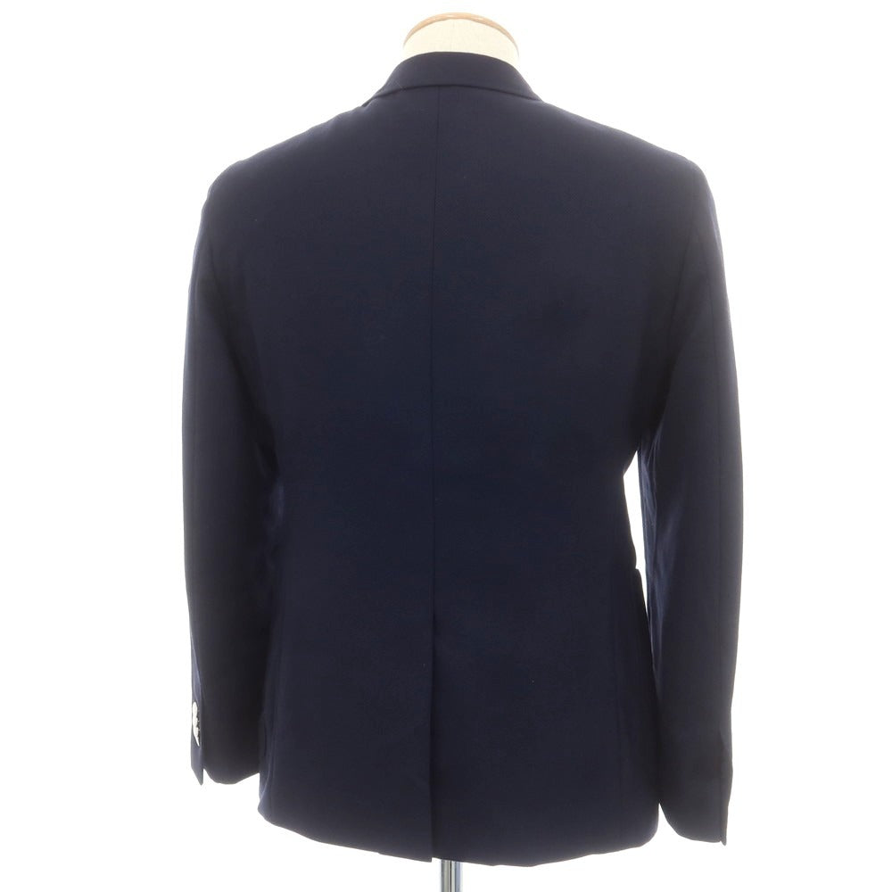 【中古】アザブテーラー azabu tailor ウール テーラードジャケット ネイビー【 42 】【 状態ランクB 】【 メンズ 】