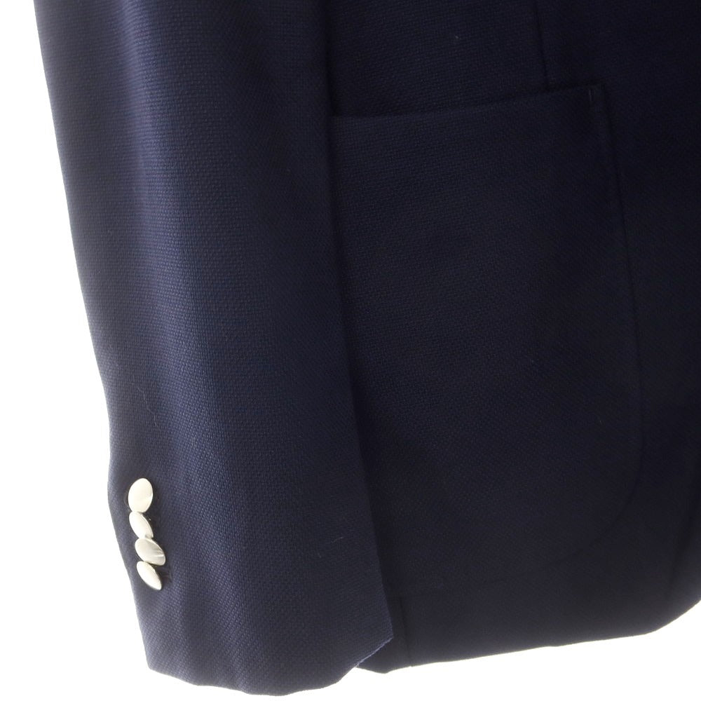 【中古】アザブテーラー azabu tailor ウール テーラードジャケット ネイビー【 42 】【 状態ランクB 】【 メンズ 】