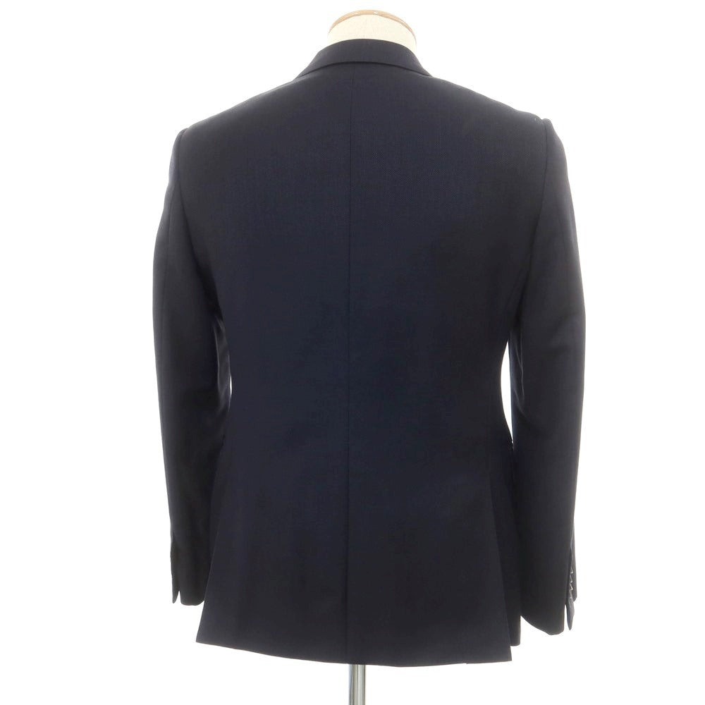 【中古】アザブテーラー azabu tailor ウール テーラードジャケット ネイビー【 42 】【 状態ランクC 】【 メンズ 】